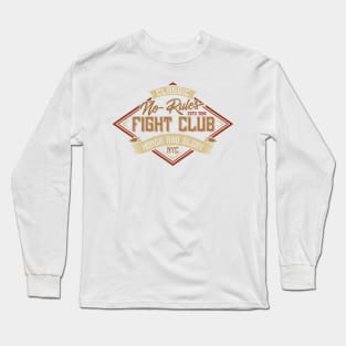 No Rules Fight Club NYC Long Sleeve T-Shirt